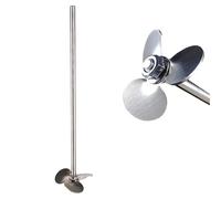 Agitateur à hélice à 3 pales en acier inoxydable 304, diamètre de l'agitateur 40 à 120 mm - 1,57 à 4,72 pouces, tiges d'agitation mécaniques de laboratoire 1 pièce(120x500mm/4.72x19.69in)