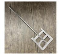 Agitateur à hélice à pales en acier inoxydable, Palette de Dispersion laboratoire a inoxydable 304, Type d'ancrage, largeur feuille 40-120mm(90x8x400mm)