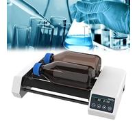 Agitateur à rouleaux de laboratoire, agitateur numérique à 4 rouleaux pour flacons de réactifs, vitesse réglable de 20 à 80 tr/min et minuterie, pour les analyses chimiques et biologiques en