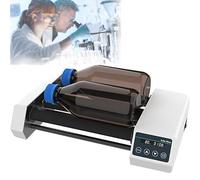 Agitateur à rouleaux de laboratoire avec affichage numérique, 4 rouleaux, vitesse réglable de 20 à 80 tr/min, minuterie de 1 min à 23 h 59 min, idéal pour les analyses chimiques, biologiques