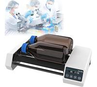 Agitateur à rouleaux numérique pour flacons de réactifs de laboratoire, 4 rouleaux, vitesse réglable de 20 à 80 tr/min, mode continu ou temporisé, pour analyses chimiques et biologiques, com