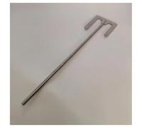 Agitateur aérien, Agitateur de type E en acier inoxydable 304, lame de 40 à 120 mm, tige de 300 à 500 mm, for laboratoire(80x8x350mm)