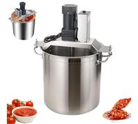 Agitateur automatique commercial avec grattoir à 4 lames, mélangeur à mortier électrique, mélangeur alimentaire, vitesse réglable, pour confiture, assaisonnement, sauce à soupe de fond 50L