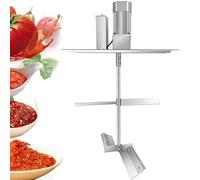 Agitateur automatique commercial for mélangeur de nourriture, agitateur alimentaire en acier inoxydable avec vitesse réglable, agitateur de sauce à soupe avec fond d'assaisonnement chaud(360L)