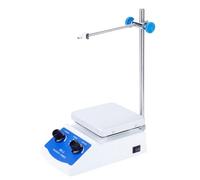 Agitateur CheoTime avec plaque de chauffage, amortisseur magnétique à vitesse réglable 180W, mélangeur liquide de laboratoire pour chauffage et agitation, usage industriel et