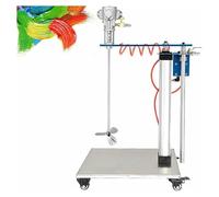 Agitateur d'air de 30 gallons, 1/6HP 50 ~ 3000 tr/min, mélangeur de peinture à levage automatique, avec turbine en acier inoxydable, hauteur réglable, outil de mélange pour encre, revêtement, liquide