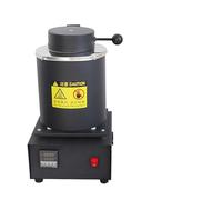 Agitateur de laboratoire, Machine électrique de four de fonte 1600W 3KG creuset de Graphite for l'outil de fonte de bijoux de fonte d'aluminium de cuivre d'argent d'or(Zwart)
