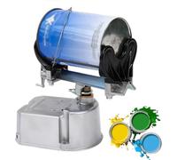 Agitateur de peinture à air comprimé pour mélanger les revêtements et les encres, pince réglable, 0 à 500 fois/min, 15 min/seau, capacité de 1 à 5 l