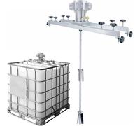 Agitateur de peinture - Agitateur d'air 1HP for réservoir IBC avec hélice repliable - Mélangeur d'encre et de peinture efficace