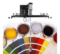 Agitateur de peinture IBC, 1 tonne/1000 l, acier inoxydable, support rétractable, double turbine centrifuge, vitesse réglable