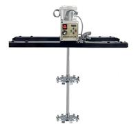 Agitateur de peinture tonnée, mélangeur fourre-tout pneumatique IBC, agitateur électrique IBC industriel, 2100 W, 1 tonne/1000 L, vitesse réglable, support pour peinture avec barils ouverts(D)