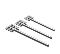 Agitateur dentelé en acier inoxydable, Lame d'agitateur à disque en dents de scie acier inoxydable 304, for Dispersion laboratoire, 40-120mm(120x8x500mm)