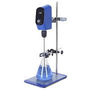 Agitateur électrique à affichage numérique, agitateur à vitesse constante de laboratoire avec réglage de l'heure, moteur à aimant permanent CC, 100-2000 tr/min, volume d'agitation maximum 60 L