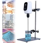 Agitateur électrique à affichage numérique, agitateur à vitesse constante de laboratoire avec réglage de l'heure, moteur à aimant permanent CC, 100-2000 tr/min, volume d'agitation maximum 60 L