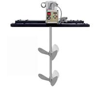 Agitateur Électrique IBC, Mélangeur De Peinture Industriel,2100W | Avec Dispositif de Suspension Support,Plage Télescopique 75-120 cm, Vitesse Réglable 200-3000 tr/min,pour Peintures Liquides