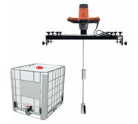 Agitateur électrique portable, mélangeur à hélice pliable de 3000 W, capacité d'agitation de 1000 L, agitateur air-liquide de 150 à 800 tr/min for peinture, poudre, aliments for animaux et ciment.