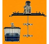 Agitateur électrique pour cuves IBC, mélangeur industriel avec support rétractable, mélangeur électrique pour peinture IBC, agitateur pour fûts et barils destiné au mélange de peintures(C)
