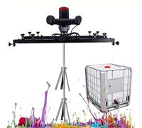 Agitateur IBC, mélangeur de réservoir électrique 3000/3280 W, agitateur de peinture commercial de 1 tonne avec support, réglage de la vitesse 0-800 tr/min, agitation(3280W)