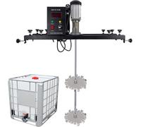 Agitateur IBC, mélangeur de réservoir électrique 980 W, agitation de peinture commerciale de 1 tonne avec support de suspension réglable de 72 à 120 cm, réglage de la vitesse de 0 à 800 tr/min(Styleb)