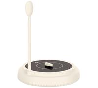 Agitateur magnétique 2 vitesses Agitateur automatique Minuterie 1/5 min Plaque d'agitation magnétique avec cuillère Tasse à café auto-agitante rechargeable Soucoupe pour formule lait