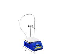 agitateur magnétique, 2L 5L agitateur magnétique plaque chauffante boisson mélangeur shaker avec barre d'agitation affichage numérique Portable for laboratoire(5L Support Stand)