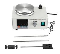 Agitateur magnétique, Agitateur magnétique chauffant for laboratoire 200 W à plaque chauffante 1000 ml Mélangeur double commande for agitation