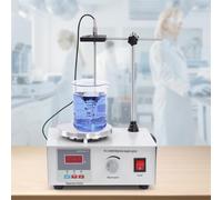 Agitateur magnétique avec plaque chauffante, 250 W 2000 ml, agitateur magnétique de laboratoire avec affichage numérique de la température et réglage de la vitesse