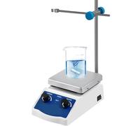 Agitateur Magnétique, Capacité De Mélange De 1 000 ML, Plaque Chauffante avec Support, pour Le Mélange Et Le Chauffage De Liquides De Laboratoire, Large Gamme D'Utilisati