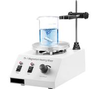 Agitateur magnétique chauffant 1L, plaque chauffante avec barre d'agitation 0-1600R/Min, Kit de Distillation, équipement de laboratoire de chimie