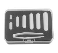 Agitateur Magnétique Cylindrique Ptfe Blanc pour Laboratoire, Lot | Résistant à Déformation et Casse, Longue Durée, pour Essais Sensibles et Réactifs Chimiques