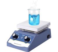 Agitateur Magnétique De Laboratoire 180 W - Commande À Double Bouton, Réglage De La Température Et De La Vitesse, 0 À 1 600 TR/Min, pour L'Agitation en Recherche Scientif