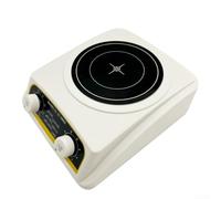 Agitateur magnétique de laboratoire avec moteur CC sans balais, contrôle de la vitesse de 2200 tr/min, minuterie de 1 à 30 minutes, panneau de mélange ABS et aluminium à faible bruit, design de pied