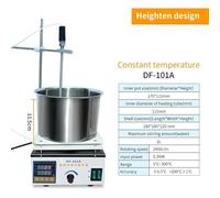 Agitateur magnétique de laboratoire for bain-marie et bain d'huile Thermostat de chauffage(DF-101A)