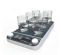 Agitateur MagnéTique De Laboratoire Multi-Positions, éCran Lcd à Cristaux Liquides, Fonctionnement Synchronisable/Asynchrone, AC100-220V,MMS6