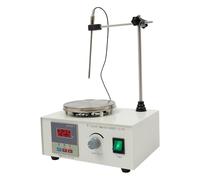 Agitateur magnétique numérique 2000 ml en acier inoxydable avec plaque chauffante 250 W agitateur magnétique réglage de la température 0-99 °C Vitesse 0-2000 tr/min pour laboratoire, recherche,