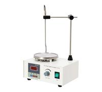 Agitateur magnétique numérique 2000 ml en acier inoxydable - Plaque chauffante de 250 W avec réglage de la température de 0 à 99 °C et 0 à 2000 tr/min - Agitateur électrique pour laboratoire