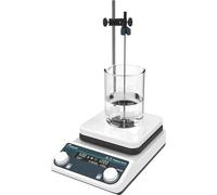 Agitateur magnétique, température de la plaque -310°C, plage de vitesse 50-1500 tr/min, volume de mélange maximal 5L, HS8C(5L LCD), fiche EU