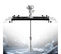 Agitateur mélangeur pneumatique avec vitesse réglable, haute capacité de mélange pour les matériaux de grand volume et adaptation de la viscosité