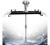 Agitateur mélangeur pneumatique avec vitesse réglable, haute capacité de mélange pour les matériaux de grand volume et adaptation de la viscosité