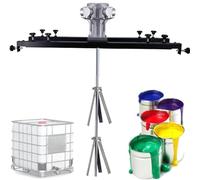 Agitateur pneumatique agitateur peinture IBC,Machine mélangeur peinture, agitateurs d'air, équipement mélange peinture avec crochet support, agitateur d'air IBC avec hélice pliable, (S300)