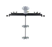 Agitateur pneumatique avec lames pliables pour bouchons et barils, machine de mélange de peinture à air pour mélange industriel