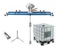 Agitateur pneumatique for IBC, mélangeur de peinture pneumatique de 265 gallons, hélice repliable, mélangeur à support, outil de mélange for agitateur de peinture, spécial for fûts IBC d'une tonne