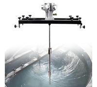 Agitateur pneumatique for réservoir IBC, air for agiter des solutions de viscosité moyenne élevée, mélangeur de machine de mélange, avec support rétractable(3cylinders)