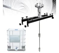 Agitateur pneumatique IBC commercial, mélangeur de peinture pneumatique 1000L 1/2HP, 3/4HP, 1HP avec support rétractable, agitateur de peinture for mélanger la boue, le ciment, le mortier, le fourrage