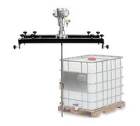 Agitateur pneumatique, mélangeur électrique for cuve, vitesse à vide : 0 à 2 500 tr/min, mélangeur pneumatique sur support, support for mélangeur de peinture(Large5cylinders)