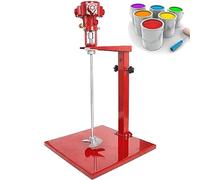 Agitateur pneumatique pour mélangeur de peinture - Mélangeur de tambour - Mélangeur de levage automatique en acier inoxydable - 20 L - 2600 r/min - Pagaie électrique pour plâtre, plâtre, mortier et