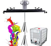 Agitateur Pneumatique Pour RéServoir Ibc,1/2hp 3/4hp 1hp Vitesse à Vide : 2500 Tr/Min,1800 Tr/Min,1000 Tr/Min,MéLangeur Pneumatique Sur Support,Agitateur Pneumatique Pour Peinture(3cylinders)