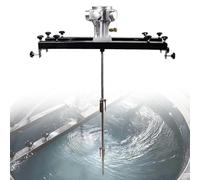 Agitateur pneumatique pour réservoirs IBC - Mélangeur haute viscosité avec support rétractable pour mélanger efficacement les grandes solutions