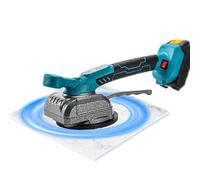 Agitateur professionnel pour système Makita 18 V - Force d'adhérence 100 kg, ventouse 13 cm, vitesse 5 niveaux - Idéal pour la céramique, la pierre naturelle et le verre (30 à 260 cm) - Batterie non