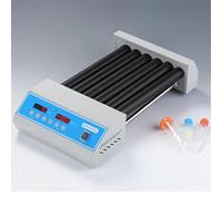 Agitateur rotatif orbital de laboratoire à 6 rouleaux, 2 modes, faible niveau sonore, vitesse réglable par écran LCD, pour laboratoires de chimie, médecine et bio-ingénierie.